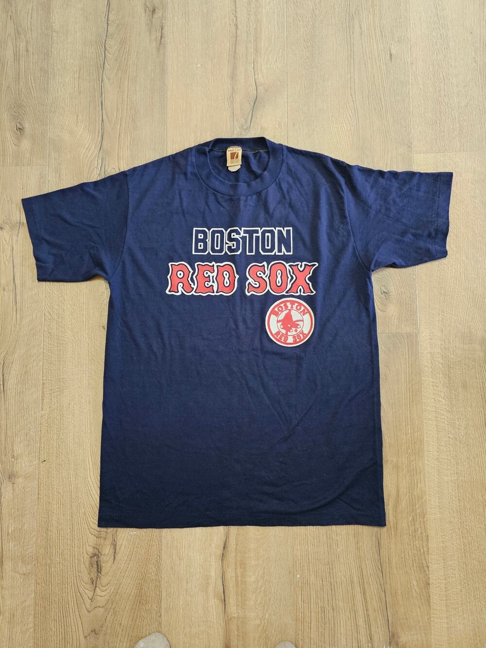 EUC Vintage 70s 80s LOGO 7 Single Stitch T-shirt Boston Red Sox Large